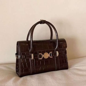 Borsa a Mano Elegante <span class=keywords><strong>Rosa</strong></span> Chiaro con Logo Personalizzato, Effetto Coccodrillo, Mini Satchel per Signore d'Ufficio, Novità 2026, Vendita all'Ingrosso - Product Image 5