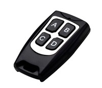 Télécommande de clonage 4 boutons en plastique 433 MHz pour ouvre-porte de garage électrique, duplicateur de clé de remplacement pour porte de garage et portail de voiture
