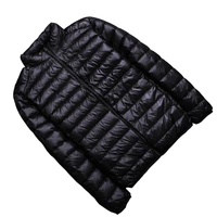 Blousons matelassés non tissés pour hommes, personnalisés en usine, de haute qualité, d'hiver, grande taille, écologiques, imperméables, à fermeture éclair, décontractés et portables