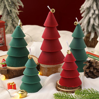 Weihnachtsbaum-Sojawachs-Flocken Geformtes Umweltfreundliches Duftkerzen-Geschenkset für Halloween