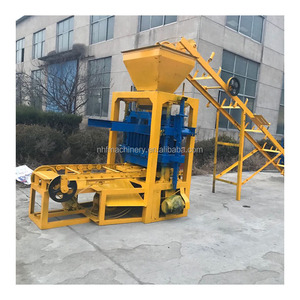 Günstige QT4-26 Halbautomatische Zement-Verbundstein-Hohlblockmaschine Produktionslinie für Kleinunternehmen - Product Image 3