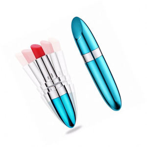 Scatola personalizzata gratuita massaggiatore giocattolo elettrico per adulti massaggio anale Stick Av Bullet Mini uomini rossetto clitoride G-Spot vibratore - Product Image 1