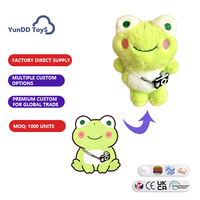 Porte-clés Grenouille en Peluche Mignonne avec Mini Caméra Décorative, Pendentif Grenouille Doux et Personnalisé pour Décoration de Sac