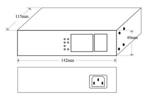 6*10/100/1000M RJ45 Ports Full Gigabit PoE <b>Switch</b> Port 1-4 Support POE <b>Network</b> <b>Switches</b> - Product Image 3