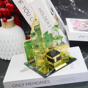 Recuerdo Religioso Islámico, Cristal Duradero, Kaaba, Arabia Saudita, Torre del Rey, Decoración de Mesa para el Hogar, Alta Calidad, Gran Venta - Product Image 1