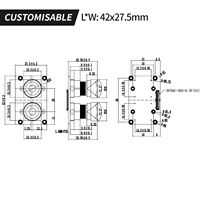 Módulo de Cámara Binocular Sincronizada OS08A20 4K 60fps con Visión Nocturna Starlight RGB+IR para Percepción de Profundidad en Impresoras 3D