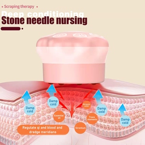 Isıtma Özellikli Özel Elektrikli <span class=keywords><strong>Gua</strong></span> <span class=keywords><strong>Sha</strong></span> ve Bardak Çekme Masaj Aleti, Işıltılı Bir Cilt İçin <span class=keywords><strong>Gua</strong></span> <span class=keywords><strong>Sha</strong></span> Taşları, Kas Ağrılarını Azaltır - Product Image 6