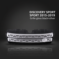 LR061222-B/097948 Grille avant d'admission d'air de haute qualité noir brillant + argent pour Land Rover DISCOVERY SPORT 2015-2019