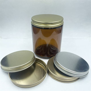 Bouteilles et bocaux en verre avec couvercle en aluminium, crème cosmétique cylindrique 5-500 ml - Product Image 6