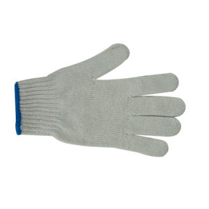 ถุงมือทำงานถักนิตติ้งสีขาว TC เบอร์ 7/10 ระบายอากาศได้ดี ทนทาน สำหรับผู้หญิง ป้องกันการบาดเจ็บในงานอุตสาหกรรม - Product Image 1