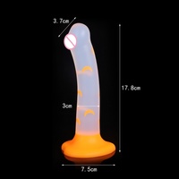Nouveau gode en TPE transparent avec ventouse, plug anal, appareil de masturbation, confettis, gode transparent, meilleurs jouets sexuels pour adultes pour femmes