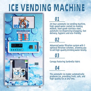 Commerciële automatische ijsverkoopautomaat, buiten ijsdispenser, zelfbedienings ijsmachine voor tankstations en supermarkten - Product Image 5