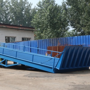 6 tonnes 8 tonnes 10 tonnes pont d'embarquement mobile de déchargement hydraulique <span class=keywords><strong>rampe</strong></span> de quai pliable pour le chargement de conteneurs - Product Image 5