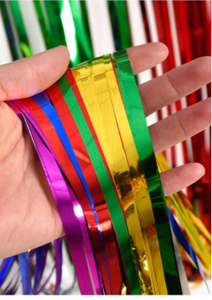 <span class=keywords><strong>Tende</strong></span> lamina <span class=keywords><strong>arcobaleno</strong></span> con frangia metallica Shimmer <span class=keywords><strong>tende</strong></span> per il compleanno di Halloween matrimonio decorazioni per feste di natale - Product Image 2