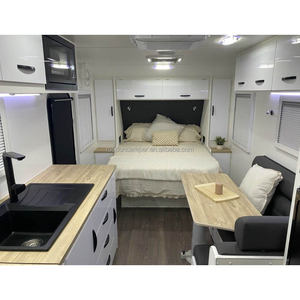 <span class=keywords><strong>23</strong></span> pies gran espacio fuera de la carretera de alta resistencia camping remolque 4x4 caravana de lujo caravana de doble eje caravanas para la venta - Product Image 5