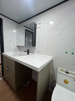 Maison conteneur de luxe extensible de 30 pieds à toit plat, design asiatique, avec salle de bain et chambre, préfabriquée pour usage hôtelier, garantie 3 ans