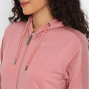 Women <b>Tracksuit</b> Manufacturer Custom Logo & Color Wholesale Piece Hoodie & Sweatpants Sets Custom Made With High Quality Fabric - Product Image 6