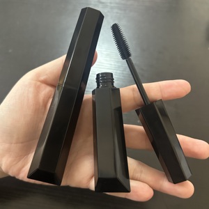 ISMAN - Tubo de Rímel de Lujo de 12 ml con Forma de Diamante, Envase de Plástico Negro Brillante para <span class=keywords><strong>Pestañas</strong></span>, Logotipo Personalizado, Venta al por Mayor - Product Image 1