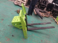 Fourche à palettes pour excavatrice avec logo personnalisé, fourche pour engins de construction, service OEM