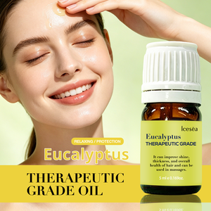 Olio Essenziale di Eucalipto per Aromaterapia, Supporto Respiratorio, Antivirale, Purificante, Cura dei Capelli, Massaggio, Etichetta Privata OEM ODM 5ml - Product Image 3