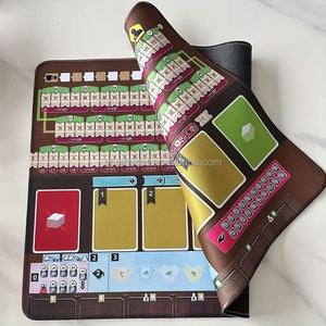 Tapete de Juego TCG Personalizado, Rectangular, de Caucho Natural, Tejido de Alta Densidad, con Diseño de Dibujos Animados, Bordes Cosidos, para Cartas Coleccionables - Product Image 3