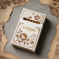 Petite boîte d'emballage en papier biodégradable conçue sur mesure Cigarettes fumées à la mode portables Cigares tabac petit créatif
