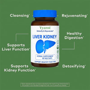 Fabricant d'aliments santé OEM/ODM Marque privée Capsules détoxifiantes pour le foie et les reins Soutient la fonction saine du foie et des reins - Product Image 3