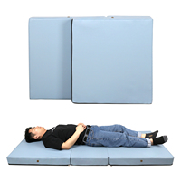 Matelas en latex à triple pli en mousse haute densité pour chambre à coucher, salle de bain et bureau
