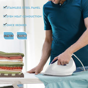 RAF Lightweight Handheld Electric Ceramic Steam Iron with 1200W Power 1.5m <b>Cord</b> Portable Flat Iron Anti-Drip for Household Use - Product Image 3