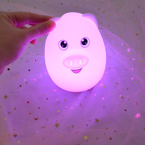 Lindo Animal Night Light Escritorio Colores cambiables Luces Tap para cambiar colores Diferentes modelos Iluminación Lámpara de noche - Product Image 6