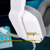 Casque d'écoute avec microphone, écouteurs de jeu, avec oreilles de chat, adapté aux ordinateurs portable et xbox ps4
