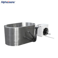 Baril de bain de glace portable en cèdre canadien moderne autoportant nouveau bain à remous en bois combiné Villa trempage fonction vente