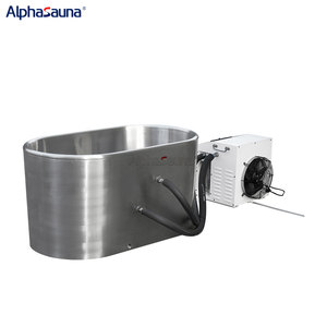 Barril de baño de hielo portátil de cedro canadiense moderno independiente nueva bañera de hidromasaje de inmersión fría de madera Combo Villa Función de remojo venta - Product Image 1