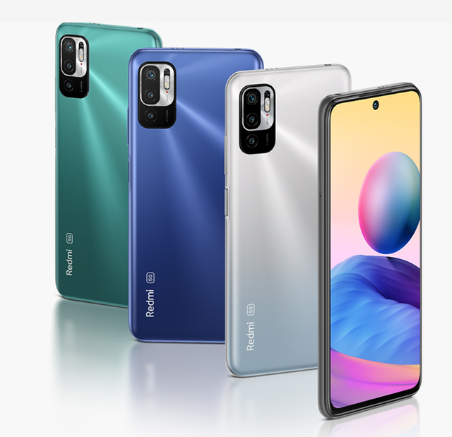 6.5 Inch Redmi Note 10 Android 5G Smartphone MIUI 12 (Android 11)Octa Core 2.2GHz Mobile Phone 5000mAh Big Battery Phone