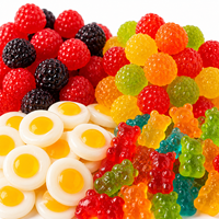 Caramelos de Goma con Forma de Huevo Frito Personalizados, Sabor Agridulce, Suaves, Halal, Fabricante, OEM, ODM, Marca Privada, TIK TOK, Venta al por Mayor