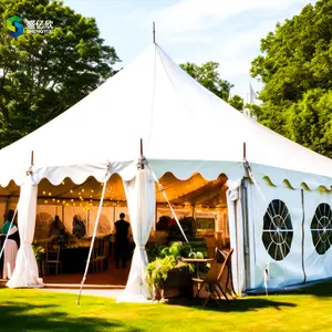 500 People Large Trade Show White Pvc Tent Outdoor Church Marquee Tent