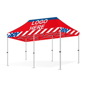 बड़े स्थान आसान 40 मिमी एल्यूमीनियम फ्रेम भारी-शुल्क 3x6 मीटर आउटडोर तह तंबू वाले वॉटरप्रूफ लोगो मुद्रित कस्टम कैनोपी मुद्रित - Product Image 6