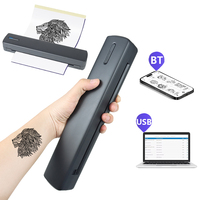Imprimante thermique de poche A4 portable Noir et blanc Sans fil Imprimante de documents sans encre pour la maison Bureau Stock 1 an