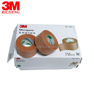 Cinta Quirúrgica de Papel Microporoso <span class=keywords><strong>3M</strong></span> 1533-1, Cinta Médica <span class=keywords><strong>3M</strong></span> de 1 pulgada x 10 yardas (2.5m x 9.1m), 12 Rollos/caja - Product Image 5