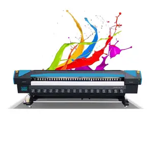 Large format sky color eco solvment printer and cutter for indoor outdoor advertising