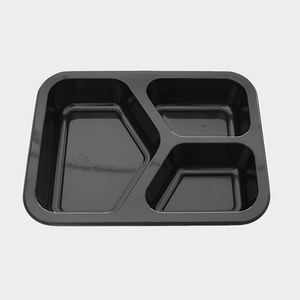 Vente chaude Contenant alimentaire jetable CPET à emporter Micro-ondable Biodégradable Contenant alimentaire de qualité alimentaire CPET <span class=keywords><strong>Plateau</strong></span> <span class=keywords><strong>repas</strong></span> 2 <span class=keywords><strong>compartiments</strong></span> - Product Image 5
