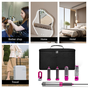 Estuche de viaje portátil Bolsa organizadora para <span class=keywords><strong>Dyson</strong></span> <span class=keywords><strong>Airwrap</strong></span> Styler-Organizador de almacenamiento de nailon duradero para accesorios Shark FlexStyle - Product Image 3
