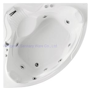 <span class=keywords><strong>Baignoire</strong></span> Balnéo d'Angle pour Couples, <span class=keywords><strong>Baignoire</strong></span> en Acrylique <span class=keywords><strong>avec</strong></span> Jets d'Air à Bulles pour <span class=keywords><strong>Salle</strong></span> <span class=keywords><strong>de</strong></span> <span class=keywords><strong>Bain</strong></span>, Forme Cœur Ronde, <span class=keywords><strong>Baignoire</strong></span> Hydromassante - Product Image 3