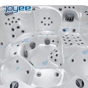 JOYEE Manufactory 6 Persons Hot Tub Luxury Fashion Outdoor Garden Usage Whirlpool Tub Powerful Water Jets Massage SPA Tub