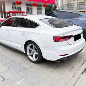 Audi A5 F5 Rear Bumper Corner Spoiler Carbon Fiber Texture Adhesive Decorative Stickers Universal Fitment - Product Image 2