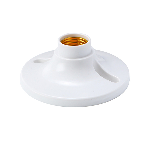 High Quality E27 LED Lamp Holder Wholesale Screw Type Plastic Bulb Socket Lamp Bases & Holders
