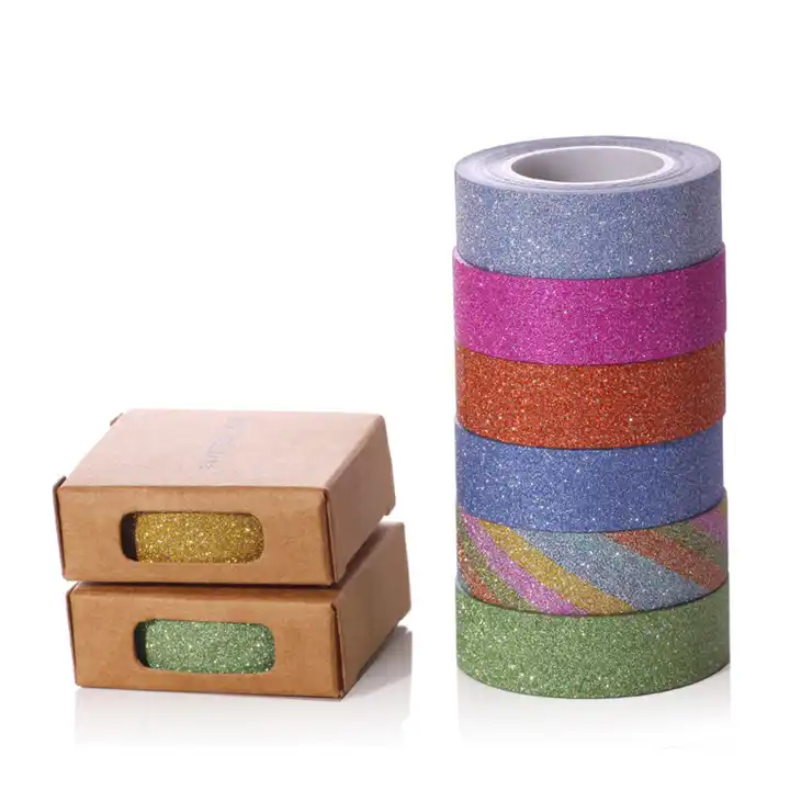 Glitter Washi Tape Manufacturers - China Glitter Washi Tape Factory &  Suppliers