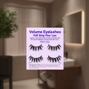 Pestañas Postizas de Volumen, Tira Completa, para un Maquillaje de Ojos Realzado, para Todo Tipo de Piel, Fórmula K Beauty, Cuidado Diario de la Piel - Product Image 3