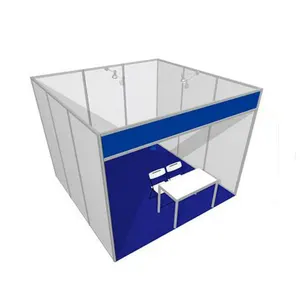 Luxury aluminum extrusion profiles exhibit booth display / Good quality 3m height expo display booth
