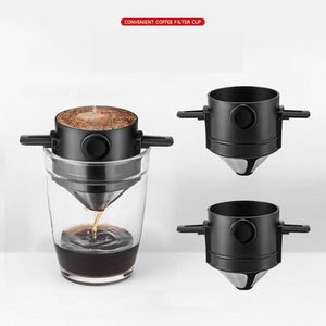 Colador de café plegable de orejas dobles portátil Filtro <span class=keywords><strong>Ted</strong></span> de café LAVADO DE ACERO INOXIDABLE - Product Image 5